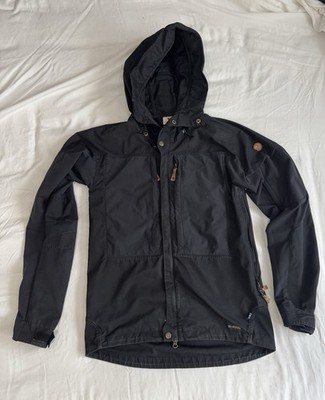 Fjallraven Men s Keb Jacket Small Black Full Zip Hoodie Outdoor Hiking