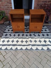 Pair of Vintage Mid Century Herbert Gibbs Bedside Cabinets Tables Can Deliver