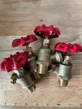 1/2" Brass Boiler Drain Valve, 1/2" MTP, 125 PSI - Qty 4 Per Order
