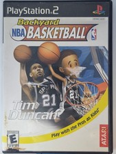 Backyard NBA Basketball PS2 CIB Tim Duncan Complete Game