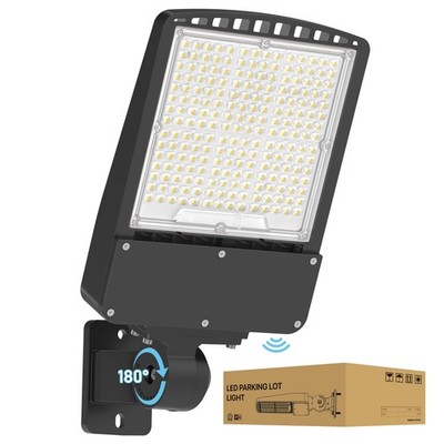 LED Parking Lot Lights Outdoor - 200W 30000lm UL Listed - 5000K Adjustable Wall