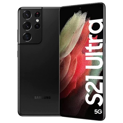 Samsung Galaxy S21 Ultra 5G G998B/DS 512G DUAL SIM Unlocked Phone OPEN BOX Black