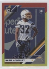 2019 Panini Donruss Optic Rookies Red & Yellow Prizm Nasir Adderley #128 tx8