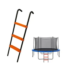 N1Fit Trampoline Ladder - 40x14 Universal Trampoline 3 Step Ladder for Kids -...
