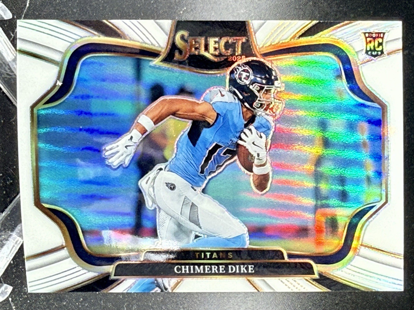 2025 Panini Select #427 Chimere Dike RC Rookie Card Field Level White Prizm /35