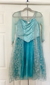 Costume Disney frozen princess Elsa dressup girls size large/xlarge