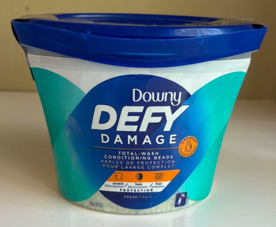 Downy Defy Damage Total Wash Conditioning Beads Fresh Scent 18.1 oz Fabric Soft