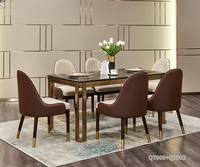 Esstisch StüHle Esszimmer Set Essgruppe Moderner Tisch 7Tlg Set Stuhl Tisch Neu
