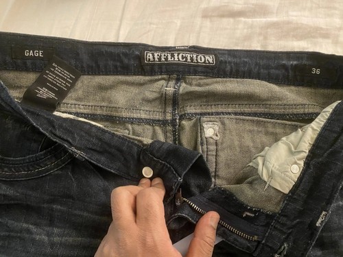 Affliction Gage Jeans Waist 36 Inch