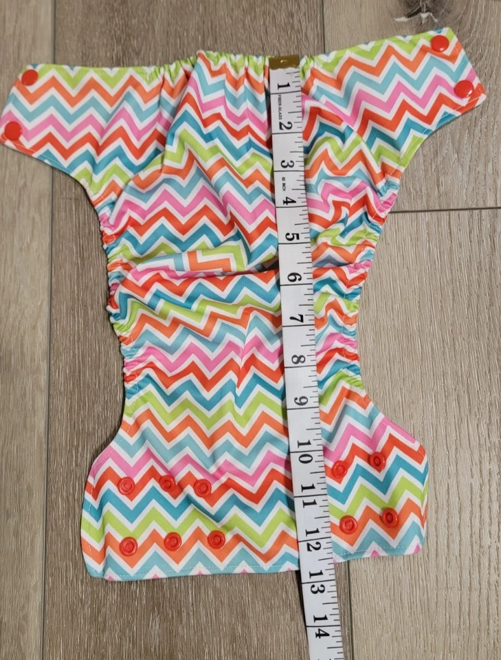 Lote De 3 Pañales De Tela Para Bebé Niña Talla S/3 Inserto Gratis Foto 4 de 4