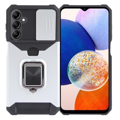Für Samsung Galaxy A15 Camera Shield Card Slot PC+TPU Handyhülle (Arg