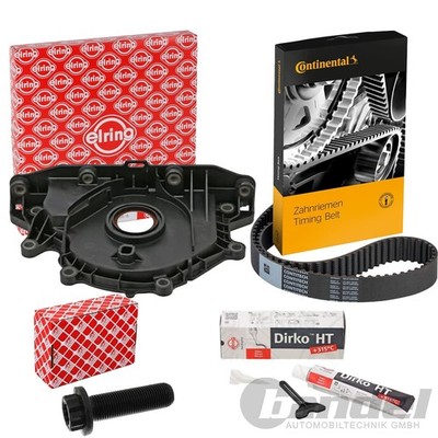 CONTI ZAHNRIEMEN Ölpumpe + SCHRAUBE + SIMMERRING passend für VW VAG 1.6 2.0 TDI