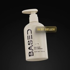 BASED Leave-In Conditioner for Men: Instant Frizz Control Hydration 6.8 Fl Oz