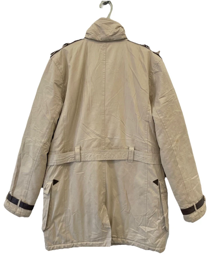 AS# Burberry Children Boys 14Y 164cm Beige Belted Parka Jacket Trench Style - Image 2 of 4