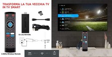 TV Stick Ultra HD WiFi Mini Box  Telecomando 1GB RAM 8GB R 4K Smart TV