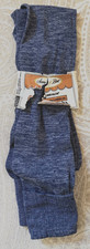 Vintage Sears Best Cling-Alon Nylon Knee-High Socks Navy Heather New Old 1970's