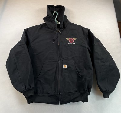 Carhartt Jacket Men XL BLK J131 USA Union Made