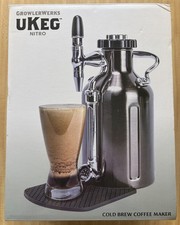 Growler Werks uKeg Nitro 12 Cup NEW In Box Cold Brew Coffee Maker & Accessories!