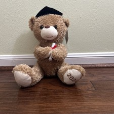 Graduation 2024 Plush Bear 12  Brown Cap Gown Gift Way To Celebrate New Grad