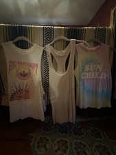 Lot of SPIRITUAL GANGSTER - ASSORTED TANKS - Size SMALL- 3 pcs - NWT