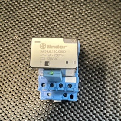 Finder 56.34.8.120.0000 Relay 120V AC 12A General Purpose Indicator Light