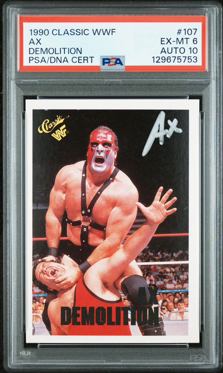 1990 Classic WWF - Demolition Ax #107 for sale | eBay