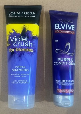 John Frieda - Violet Crush Purple Shampoo for Blondes & L'Oreal Conditioner