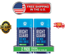 Right Guard Sport Antiperspirant Deodorant Invisible Solid Stick Fresh2.6oz 2pck