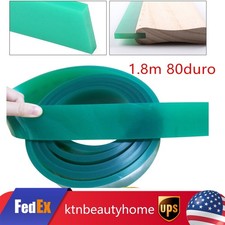72"- 80 Duro Silk Screen Printing Squeegee Blade Screenprinting 6FT Polyurethane