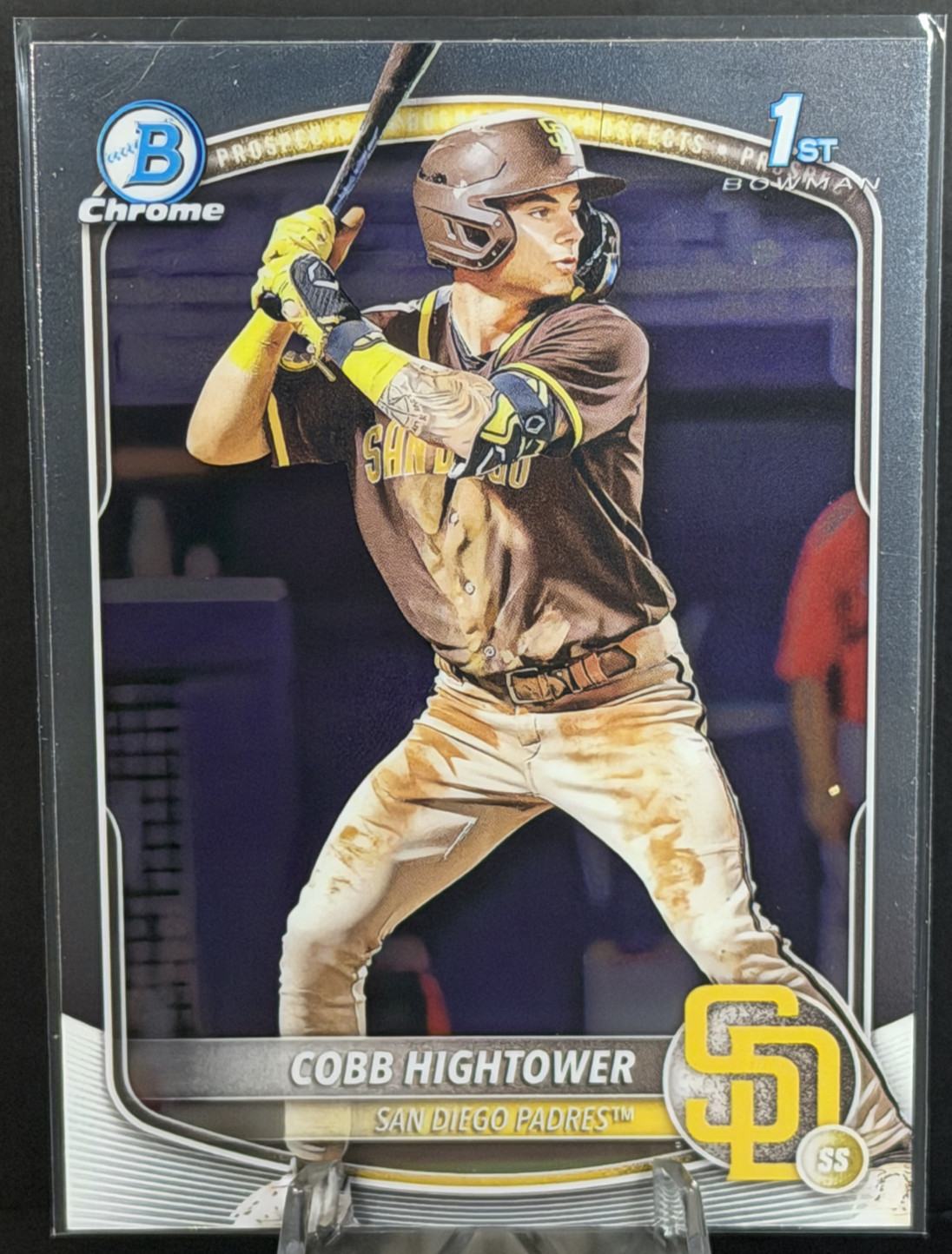 2025 Bowman Chrome - Prospects #BCP-104 - Cobb Hightower FBC - San Diego Padres