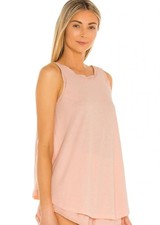 The Great Lace Slouch Sleep Tank Top Women's Size 1 Small in Rose Dust Pink NWT