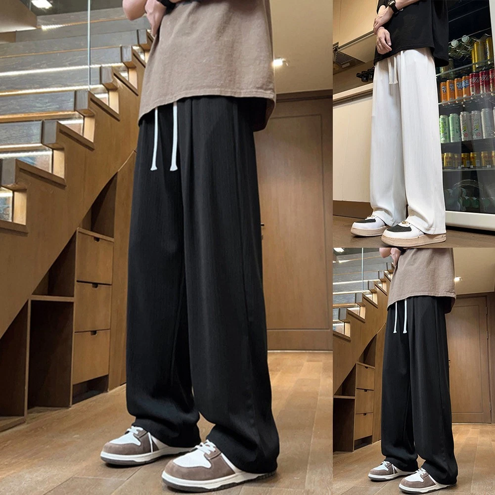 Men's Casual Joggers Pants Elastic Waist Sports Sweatpants for Fitness