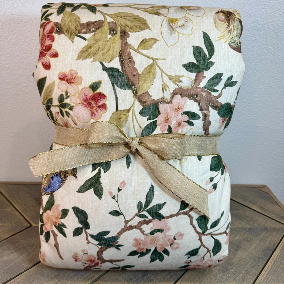 NEW!! POTTERY BARN NOLA SONGBIRD COMFORTER, FULL QUEEN ~ IVORY - Image 2 of 4