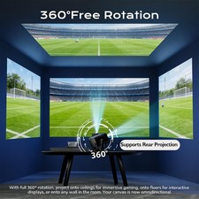 Builtin Apps & 2026 Upgraded Mini Projector with Wifi and Bluetooth Portable,... 6