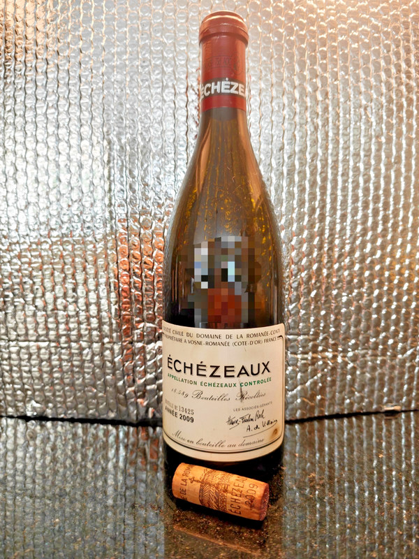 Dom. Romanee-Conti DRC Echezeaux 2009 Vintage Empty Bottle w/ Cork+Cap