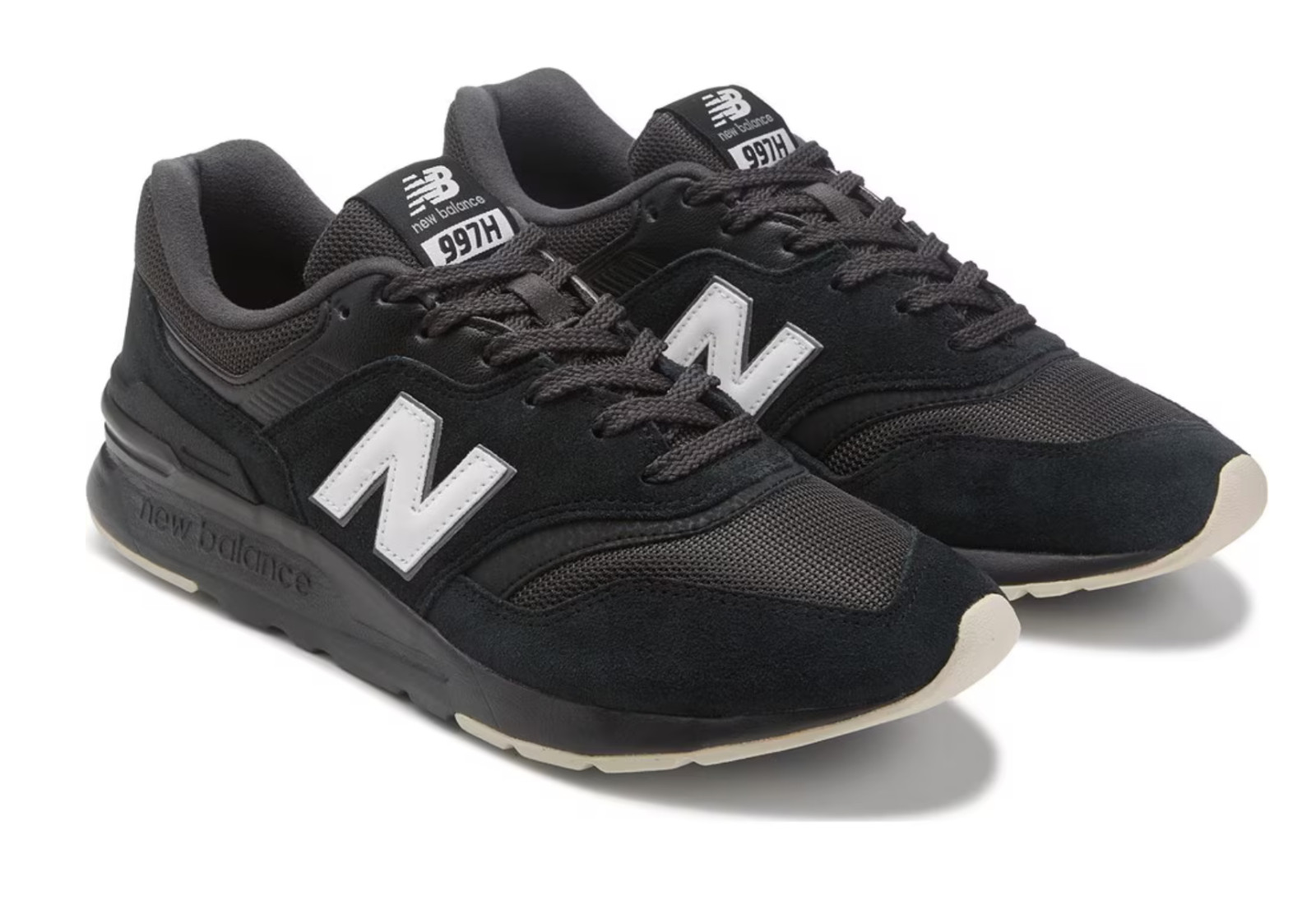 New Balance 997H Black Black White Men's Sneakers CM997HNB