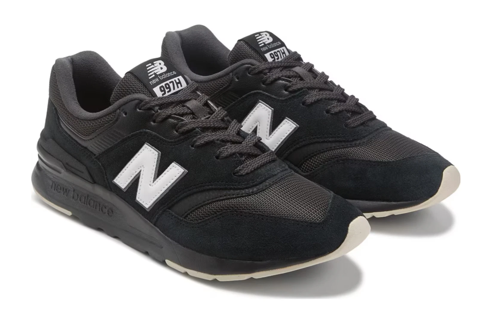 New Balance 997H Black Black White Men's Sneakers CM997HNB
