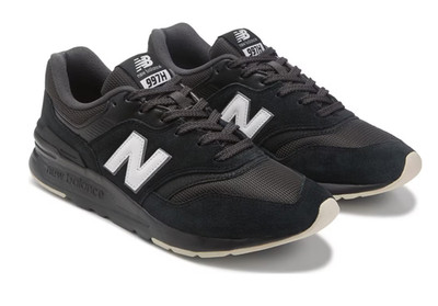 New Balance 997H Black Black White Men's Sneakers CM997HNB