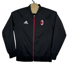 Adidas ACM Milan Anthem Trainingsjacke Herren Large schwarz 15/16 Fußball...