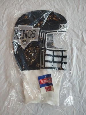 LA Kings Knit Hat Helmet Game Face VINTAGE 1990 USA balaclava ski mask NWT