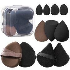 11Pcs Makeup Sponge Set with 5pcs Make Up 1 Count Pack of 11 , Multicolor