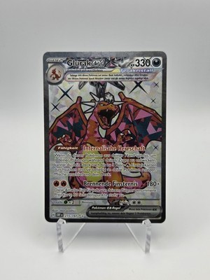 Glurak EX 215/197 OBF Ultra Rare Pokemon Karte Obsidian Flammen Exzellent