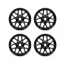 Set Of 5 16 Inch Black Alloy Wheels For 2016-2025 Toyota Off Road 5x100 Uoxe