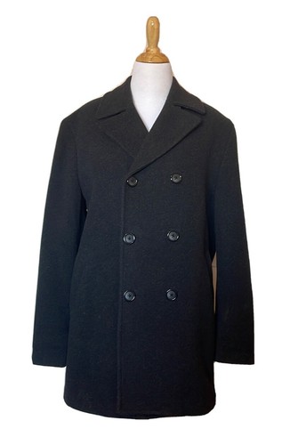 St. John's Bay Men's Peacoat Charcoal 