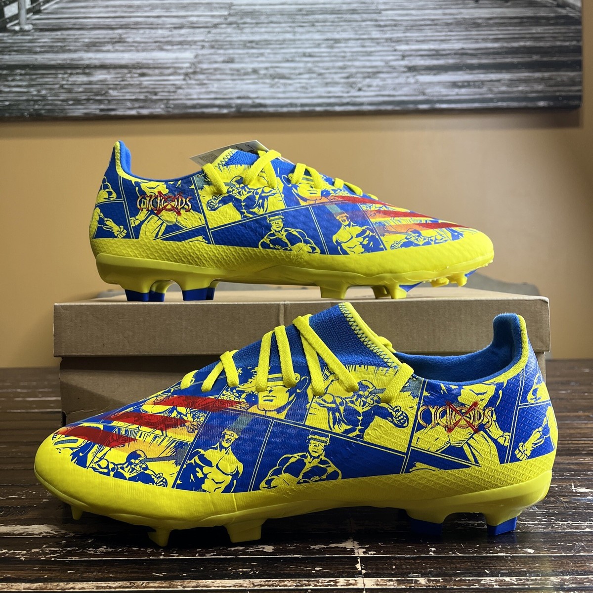 ADIDAS Marvel X FG J Cyclops SKU: FZ1757 X-Men Size 11