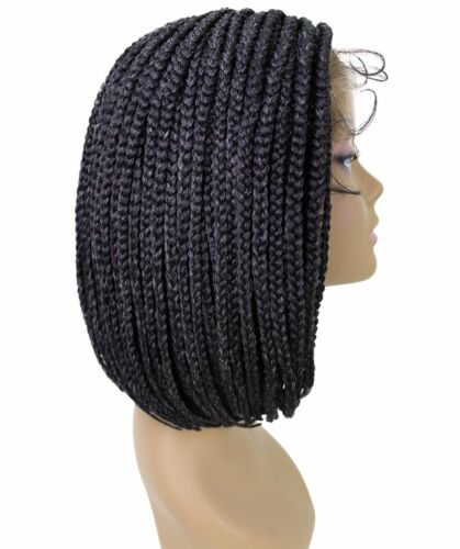 LUXLUXE Tiara gerade 12 Zoll lang 4X4 handgebundene Spitze geflochtene Perücke, BLB-0140 - Bild 77 von 128