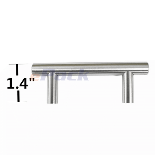 Pull Europe Modern Solid Stainless Steel Kitchen Cabinet Handles Bar T Handle - Picture 22 of 32
