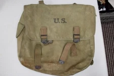 US Miltary 1943 WW2 USMC Army M1941 HAVERSACK  Canvas pouch bag