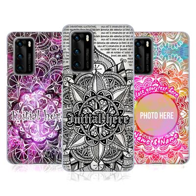 CUSTOM CUSTOMIZED PERSONALIZED MANDALA DOODLES SOFT GEL CASE FOR HUAWEI PHONES 4