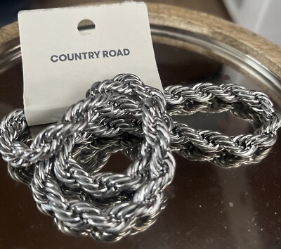 Country Road Silver Dita 18  45.5cm Chain Necklace